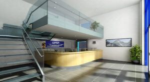 caddrawingsand3dvisuals.co.uk -Reception 3D Visual image - View 1