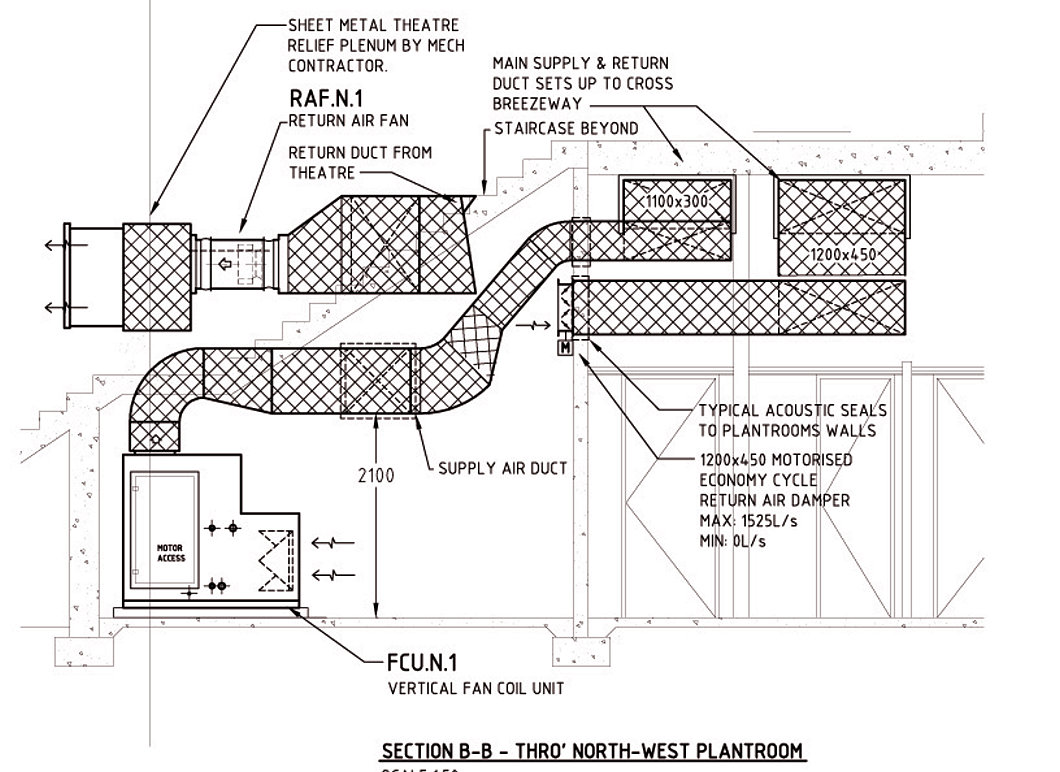 Plantroom Drawing Section