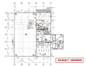 Office Plans -`As-Built' Drawings - 01