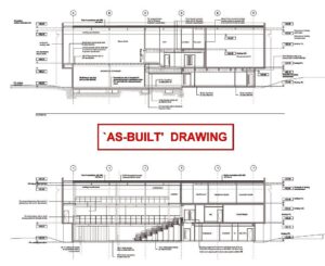 Office Section - `As-Built' Drawing - 01